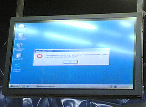 windows dans le métro