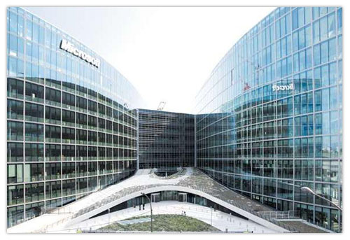 locaux de Microsoft à Issy les Moulineaux